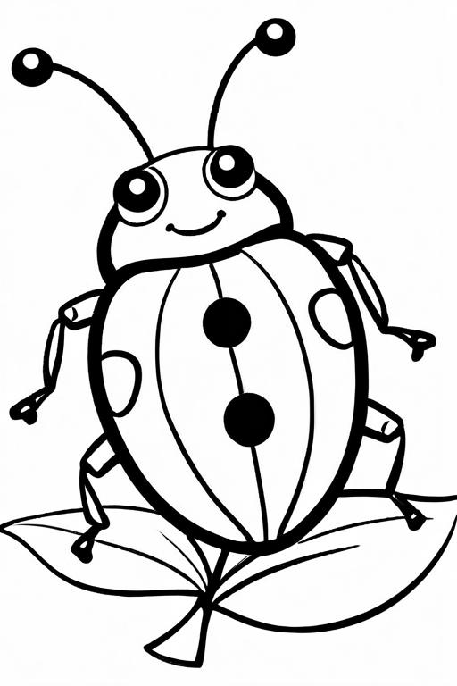 Ladybug Coloring Page 27 for Kids