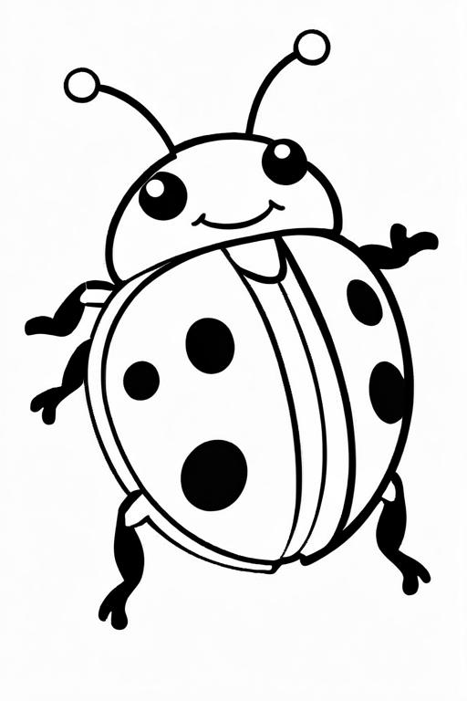 Ladybug Coloring Page 29 for Kids