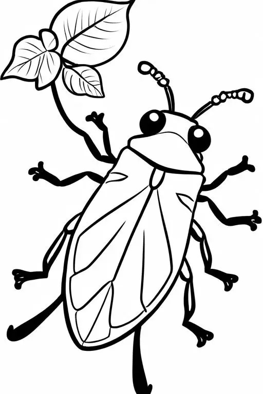 Leaf Coloring Page 13 for Kids