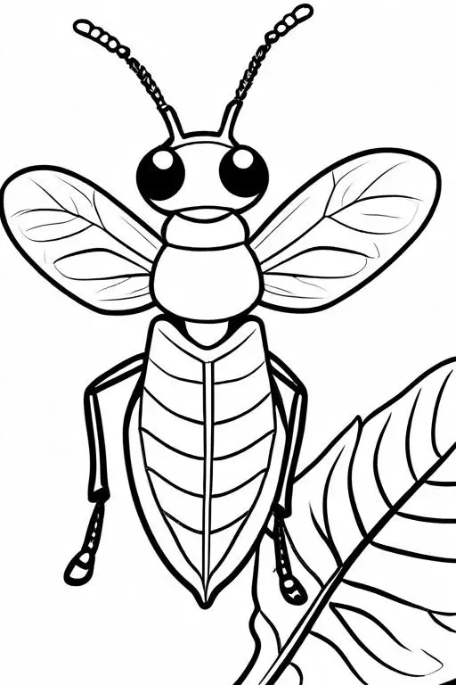 Leaf Coloring Page 22 for Kids