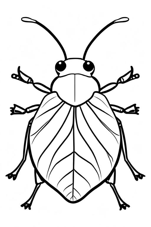 Leaf Coloring Page 25 for Kids