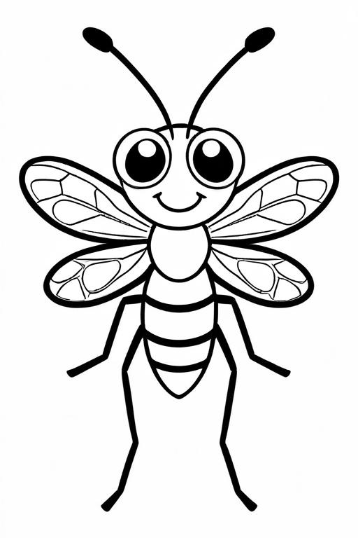 Mosquito Coloring Page 12 for Kids