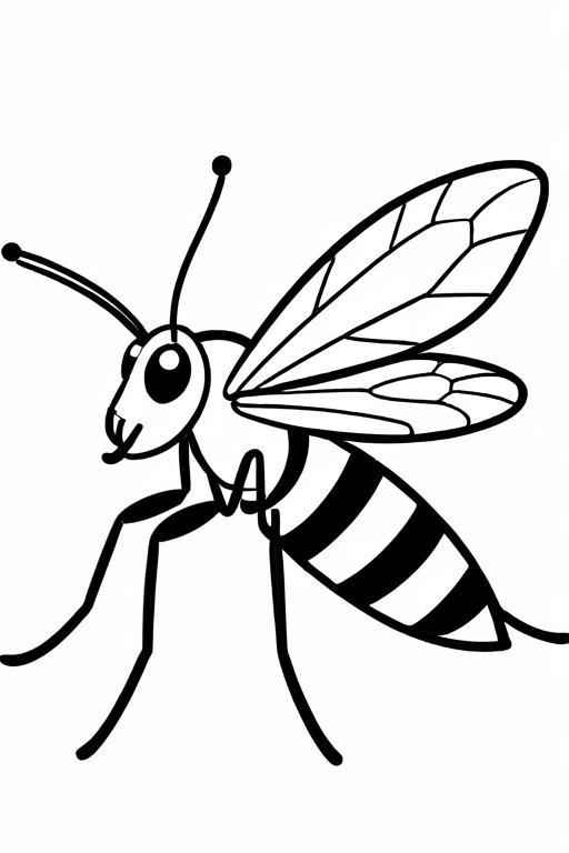 Mosquito Coloring Page 34 for Kids