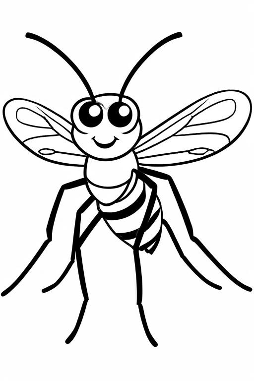 Mosquito Coloring Page 37 for Kids