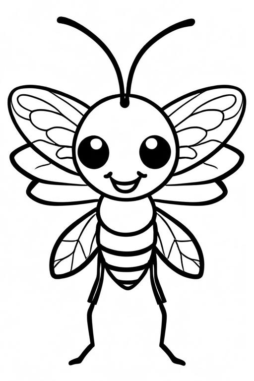 Mosquito Coloring Page 45 for Kids