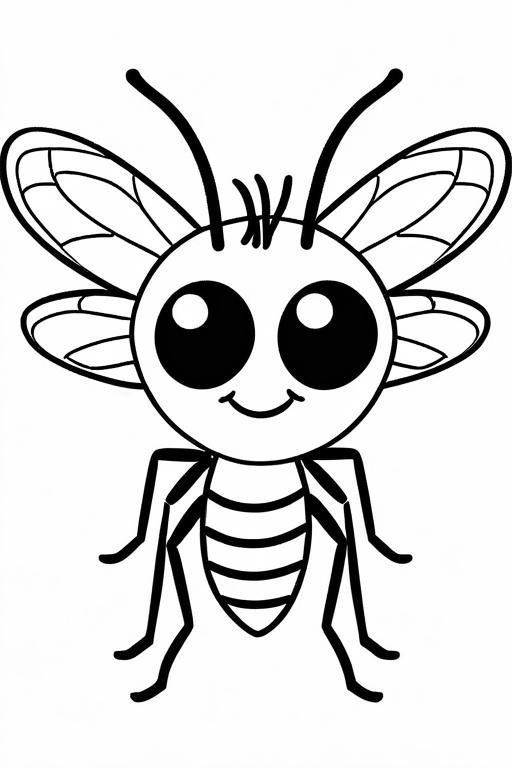 Mosquito Coloring Page 58 for Kids