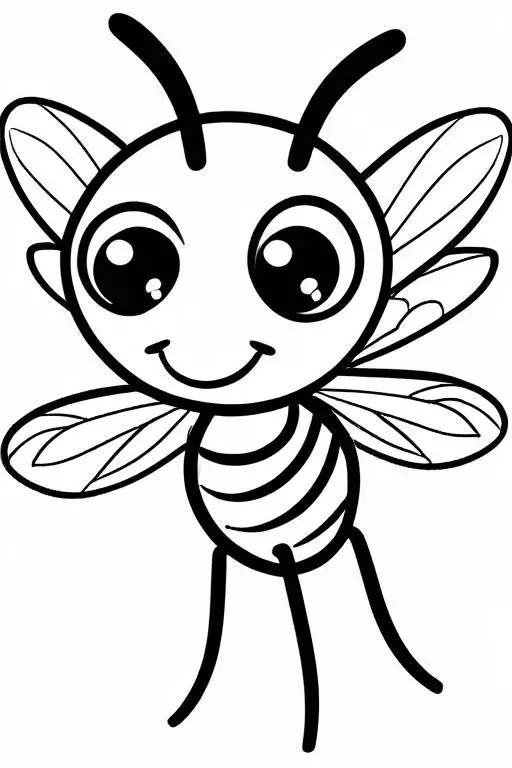 Mosquito Coloring Page 61 for Kids