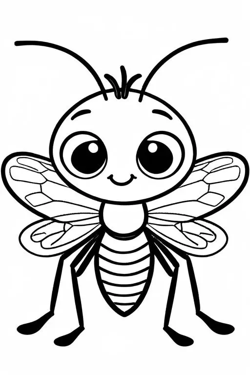 Mosquito Coloring Page 67 for Kids