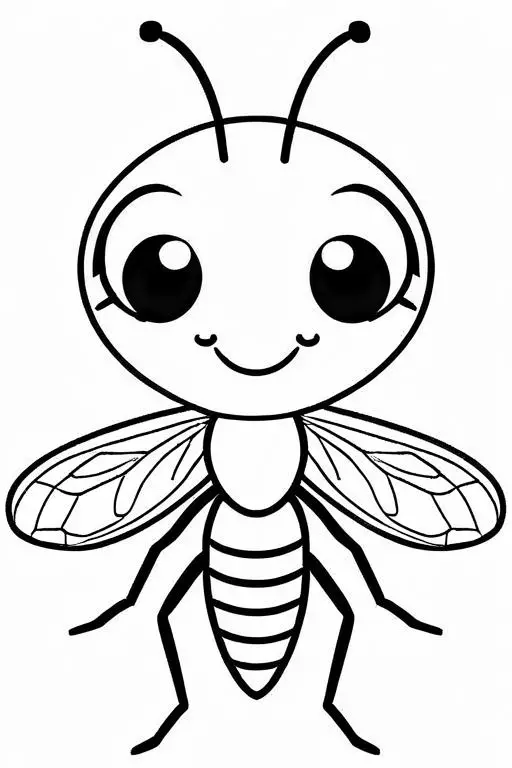 Mosquito Coloring Page 75 for Kids