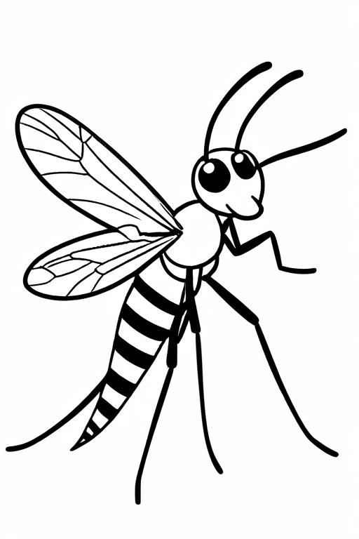 Mosquito Coloring Page 81 for Kids