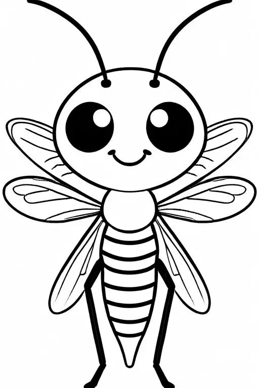 Mosquito Coloring Page 82 for Kids