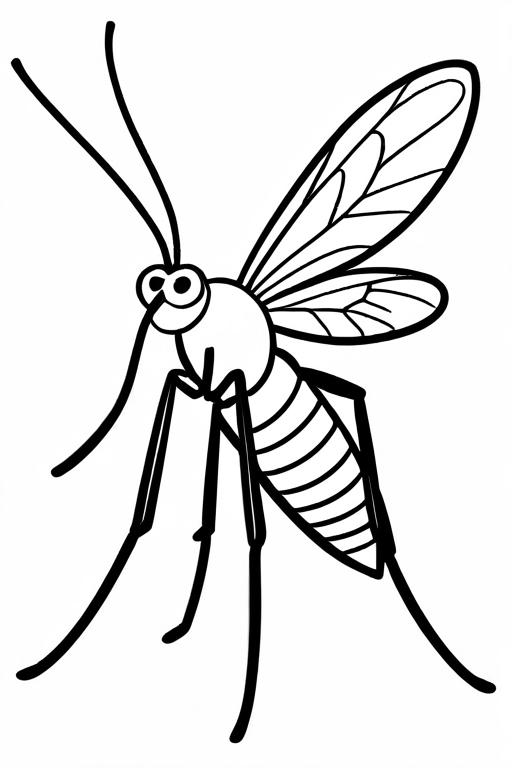 Mosquito Coloring Page 88 for Kids