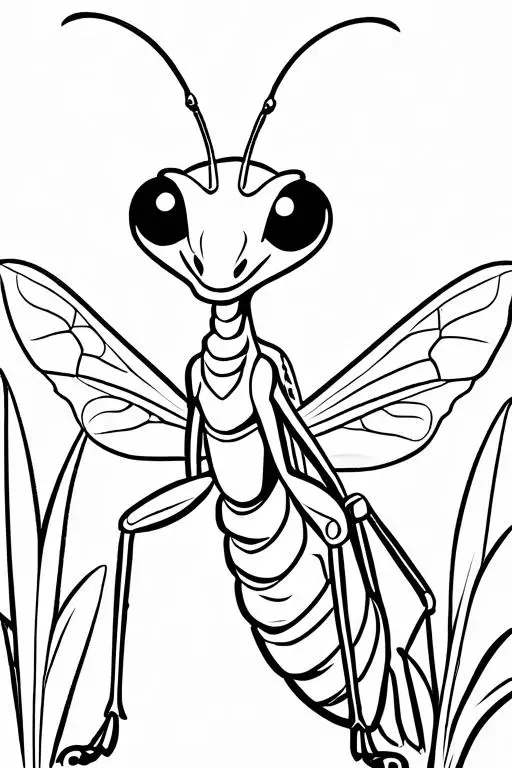 Praying Coloring Page 17 for Kids