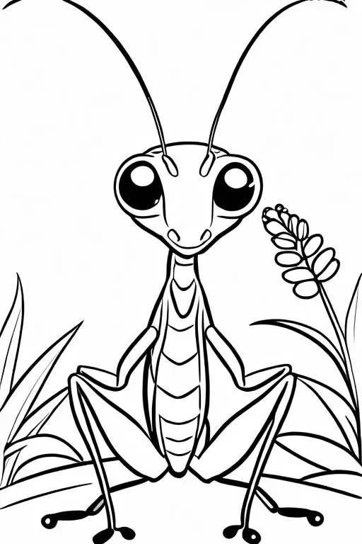 Praying Coloring Page 27 for Kids