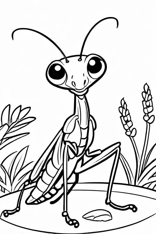 Praying Coloring Page 61 for Kids