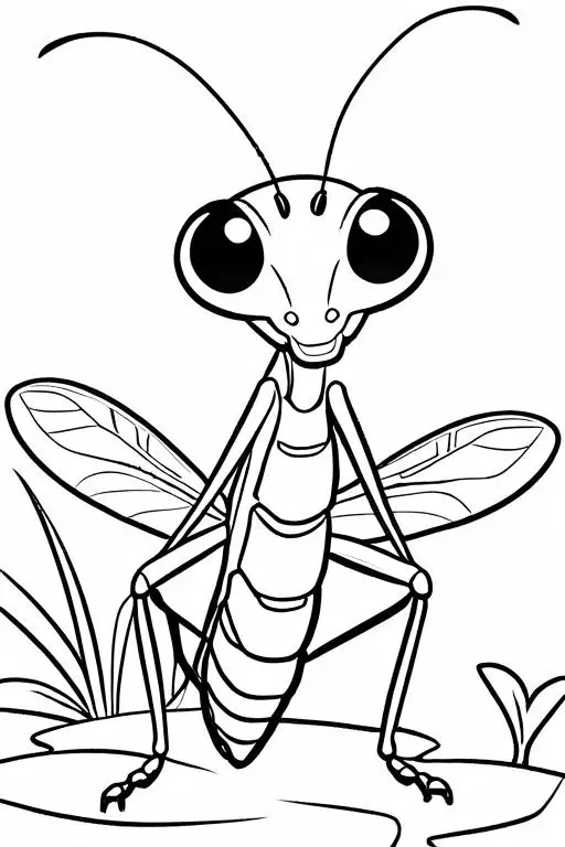 Praying Coloring Page 66 for Kids