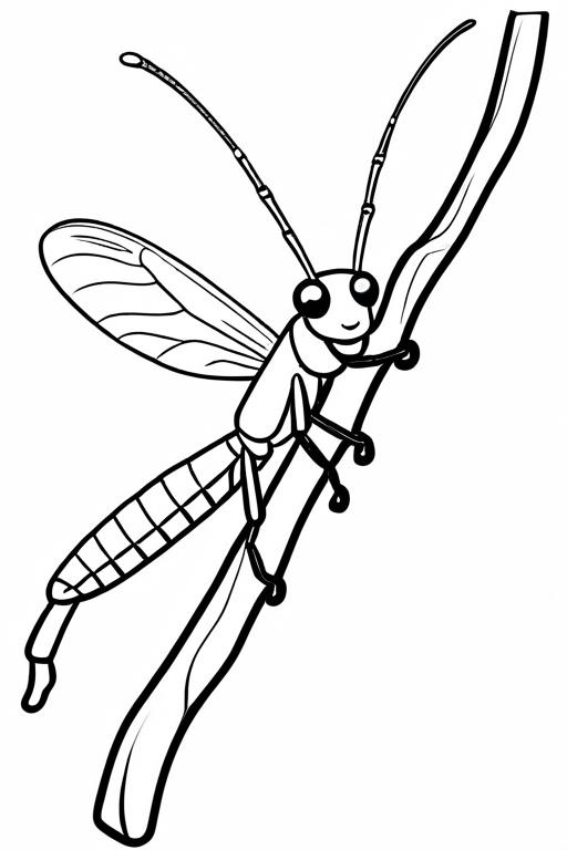 Stick Coloring Page 28 for Kids