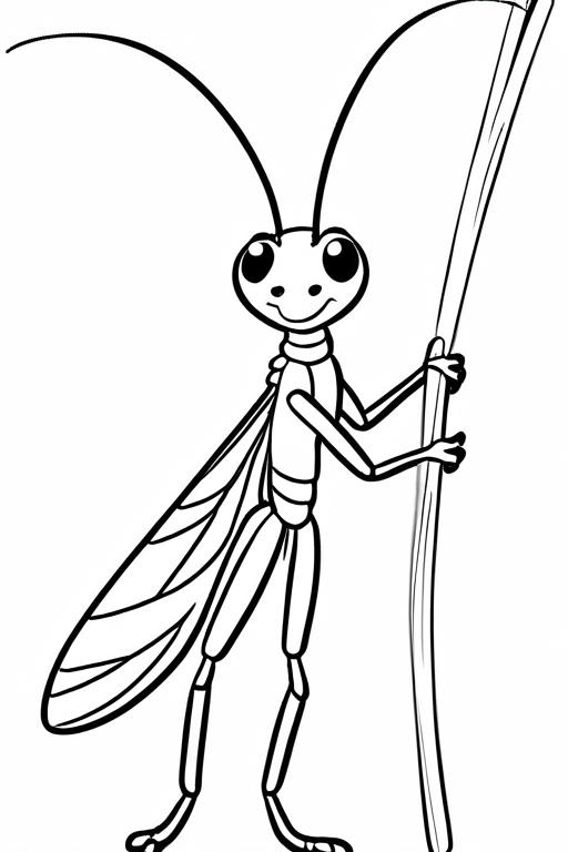 Stick Coloring Page 66 for Kids