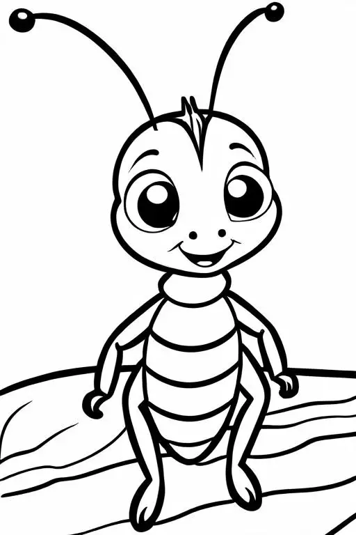 Termite Coloring Page 10 for Kids