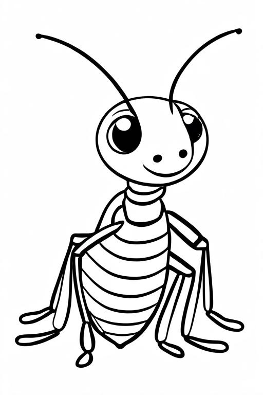 Termite Coloring Page 11 for Kids