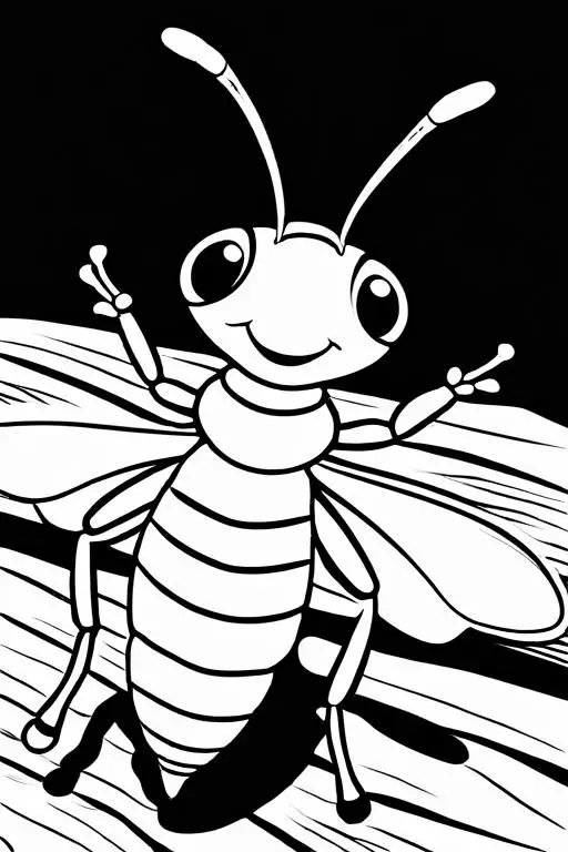 Termite Coloring Page 12 for Kids