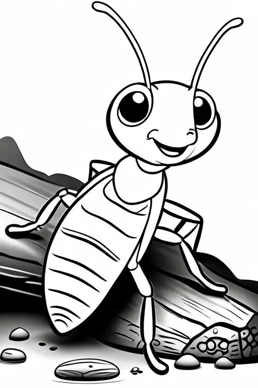 Termite Coloring Page 14 for Kids