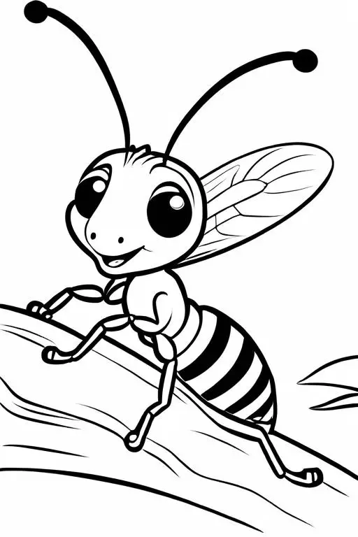 Termite Coloring Page 15 for Kids