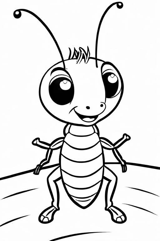 Termite Coloring Page 18 for Kids