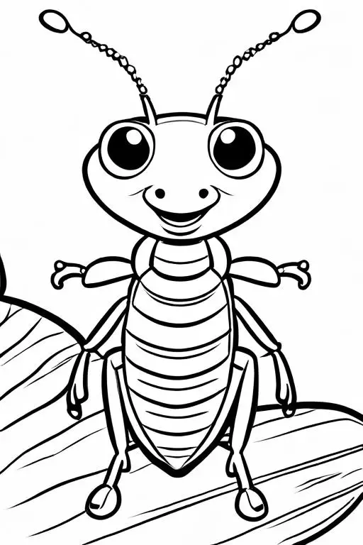 Termite Coloring Page 19 for Kids