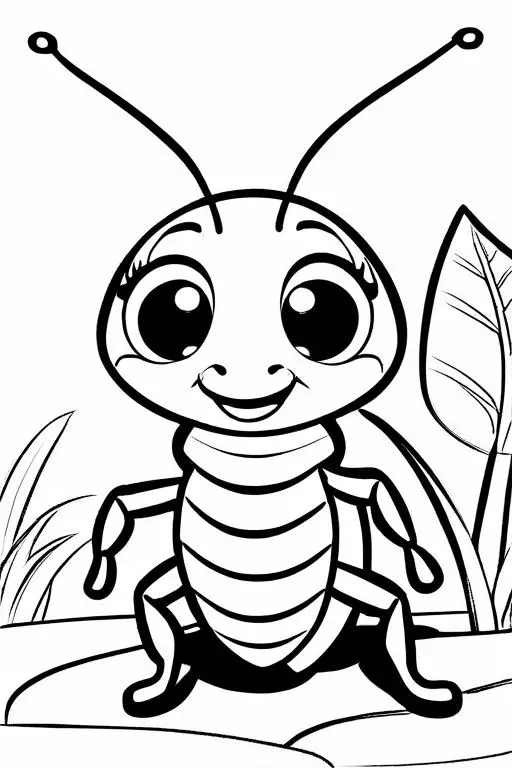 Termite Coloring Page 20 for Kids