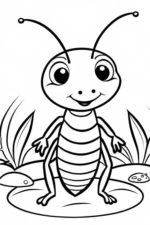 Termite Coloring Page 23 for Kids