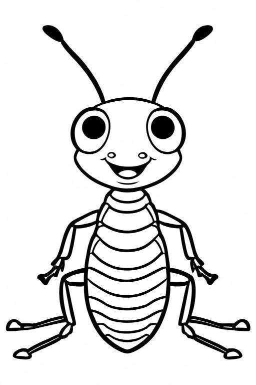 Termite Coloring Page 24 for Kids