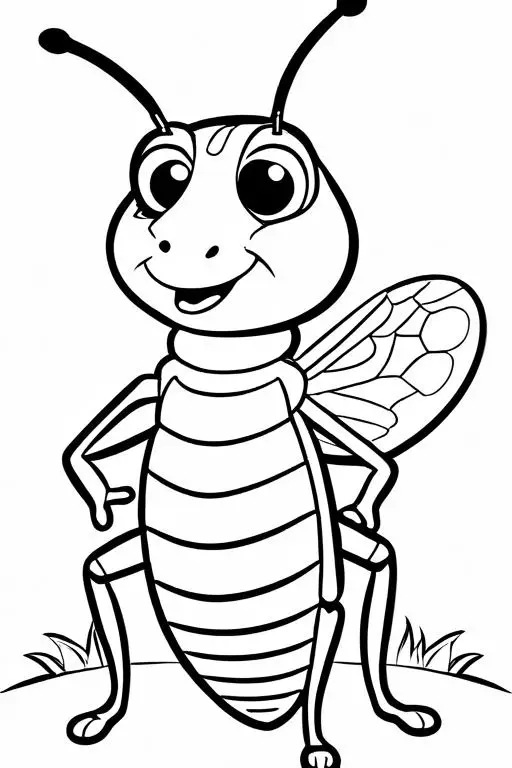 Termite Coloring Page 27 for Kids