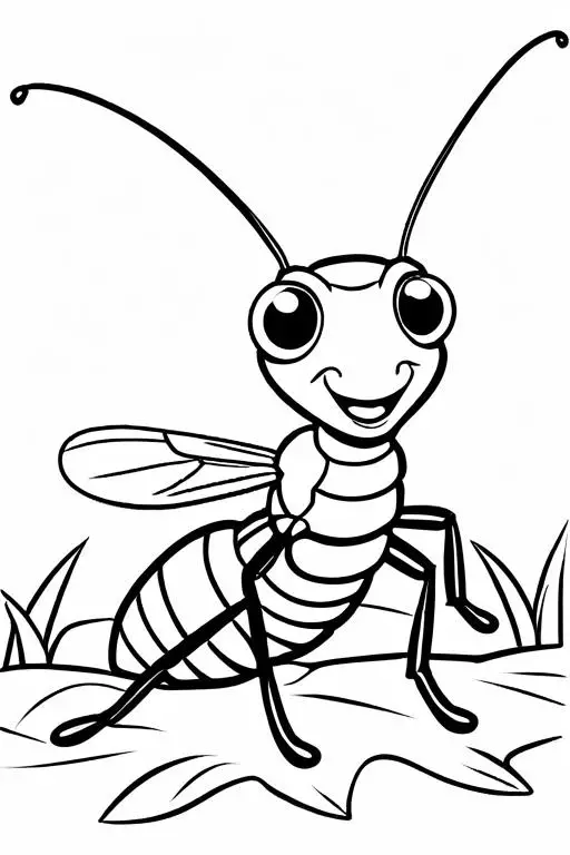 Termite Coloring Page 28 for Kids