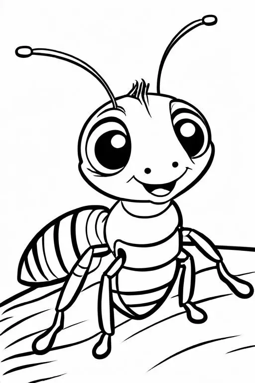 Termite Coloring Page 29 for Kids