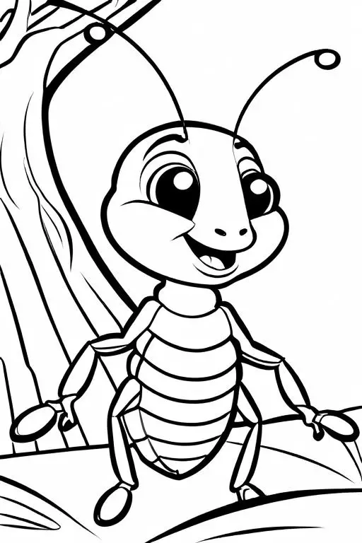 Termite Coloring Page 31 for Kids