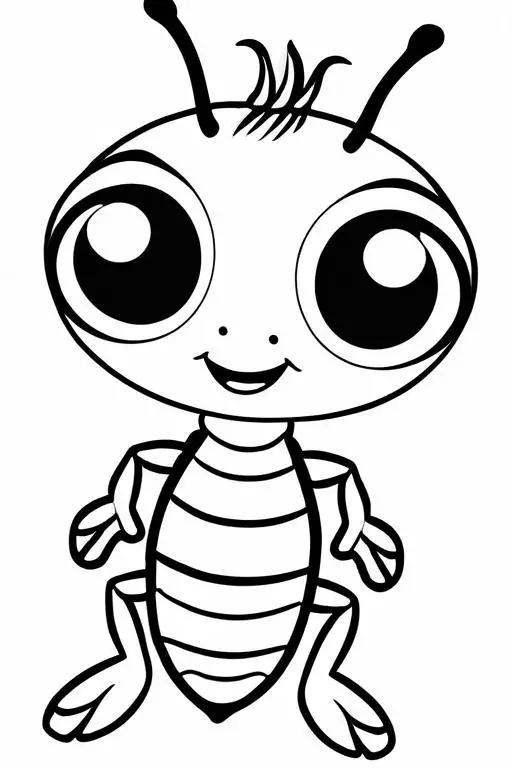 Termite Coloring Page 33 for Kids