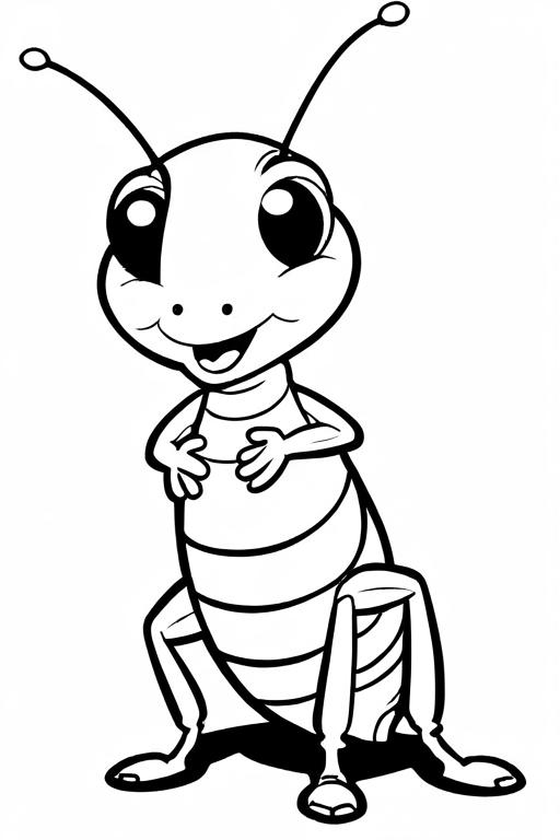 Termite Coloring Page 35 for Kids