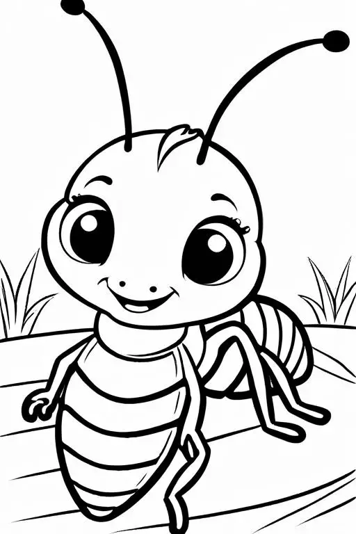 Termite Coloring Page 38 for Kids