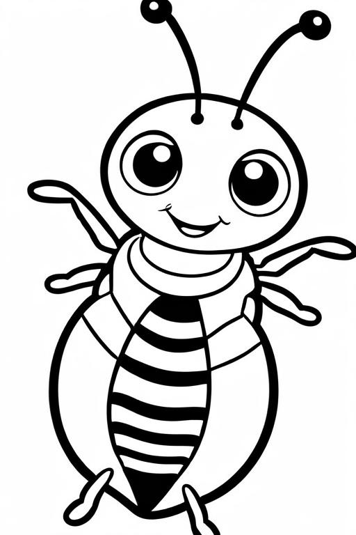 Termite Coloring Page 4 for Kids