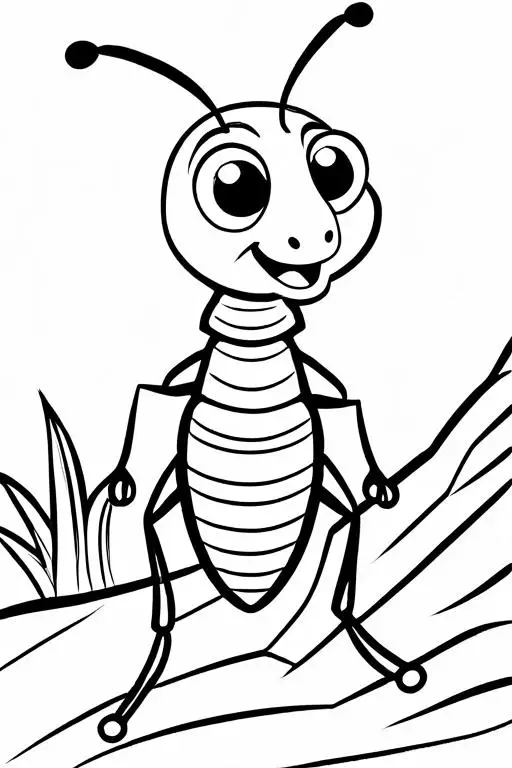 Termite Coloring Page 40 for Kids