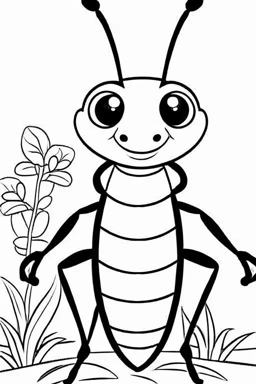 Termite Coloring Page 46 for Kids