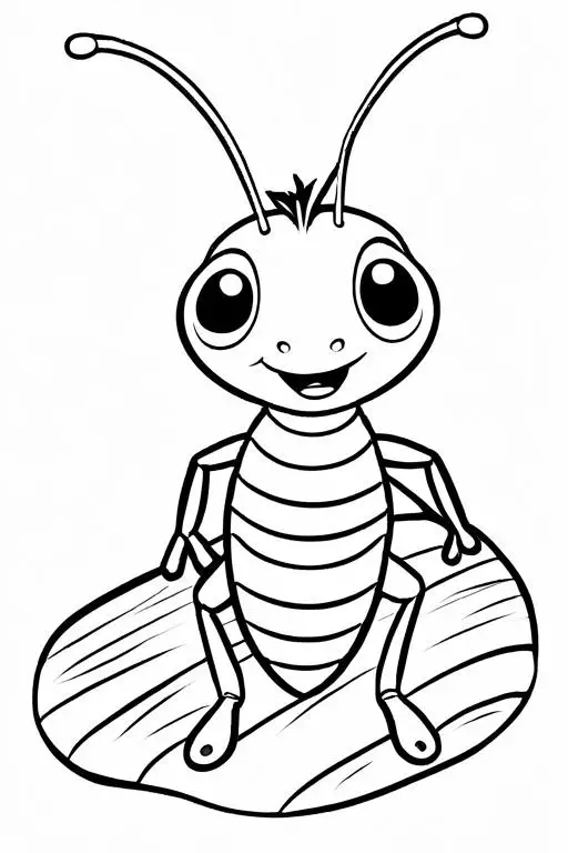 Termite Coloring Page 8 for Kids