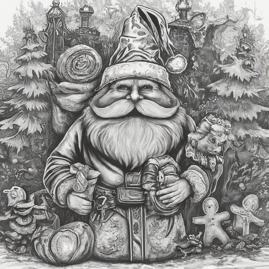 Christmas & Halloween Coloring Pages For Adults